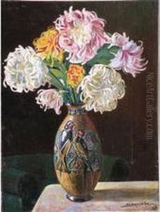 Nature Morte Aux Chrysanthemes