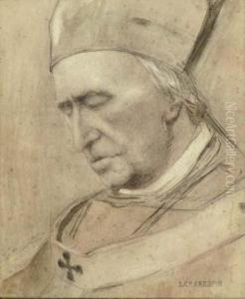 Portrait Of Cardinal Desire-felicien-francois-joseph Mercier - view 1
