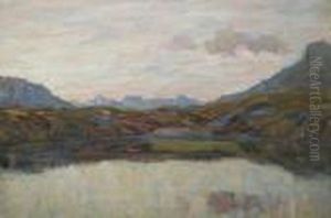 Paesaggio Lacustre Altramonto by Carlo Cressini