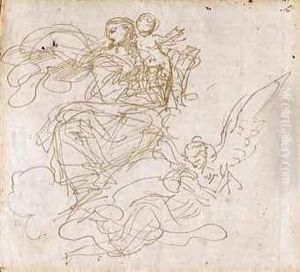The Madonna And Child In Glory by Donato Creti
