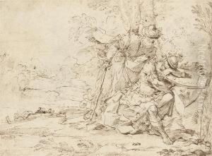 A Sleeping Warrior Awakened By An Oriental Magus