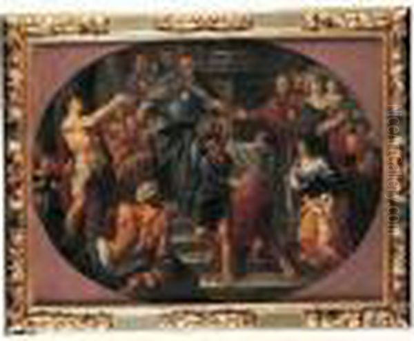 Saint Francois De Paul Distribuant L'aumone - view 1