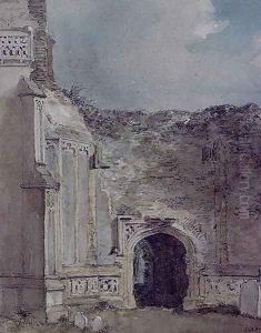 East Bergholt Church: North Archway of the Ruined Tower