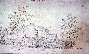Cottage at East Bergholt 2 by John Constable