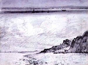 Sheerness Coast scene near Southend, 1814 by John Constable