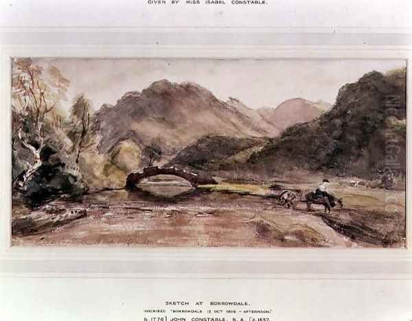 Sketch of Borrowdale, 1806, Afternoon - view 1