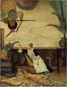 The Japanese Salon by Georges Croegaert