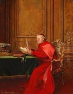 Cardinal Seated In An Interior
