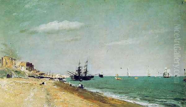 Brighton Beach with Colliers - view 1
