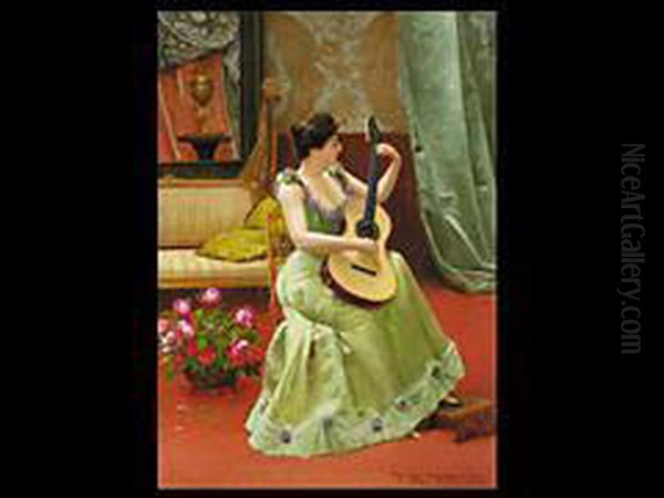 Die Guitarrespielerin - view 1