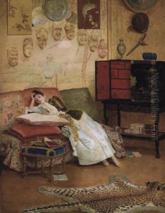 A Quiet Read In A Chinoiserie Interior A Quiet Read In A Chinoiserie Interior
