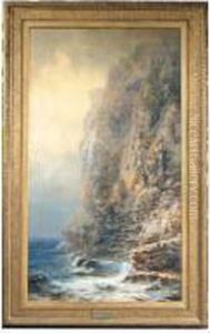 A Fragment Of Nature's Architecture, Tintagel, Cornwall by Arthur Croft