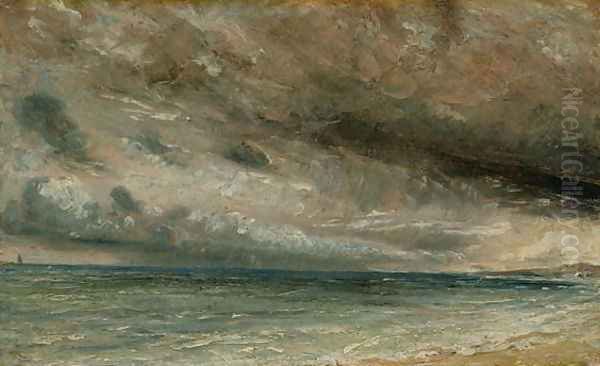 The Coast at Brighton - Stormy Evening, c.1828 - view 1