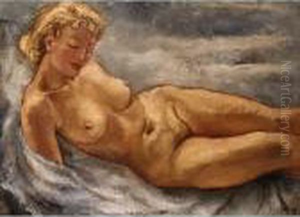 A Reclining Female Nude - view 1