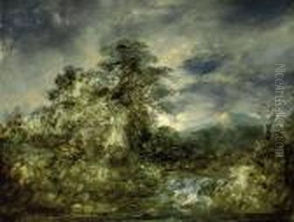 A Moonlit Stream - view 1