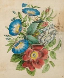 A Spray Of Flowers by John Berney Crome