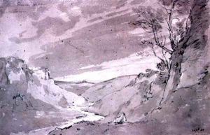 On the Dove near Buxton by John Constable