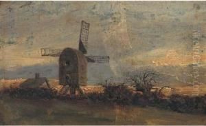 The Windmill At Mousehold Heath The Windmill At Mousehold Heath