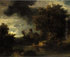 Moonlight River Scene