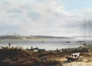 Castle Overlooking An Estuary