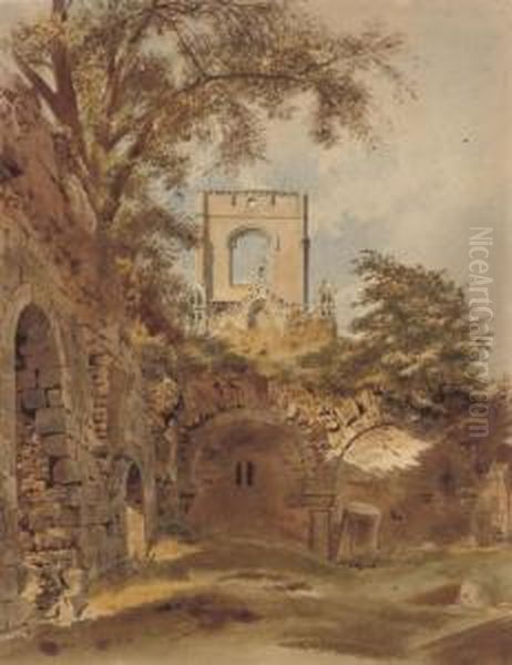 A Ruined Abbey - view 1