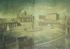 San Pietro A Roma by Thomas Hartley Cromek