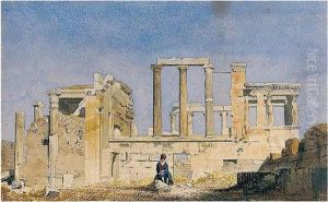 The Erectheum, Acropolis, Athens by Thomas Hartley Cromek