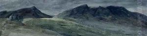 Saddleback and Part of Skiddaw, from Lonscale Fell, 21 September 1806 by John Constable