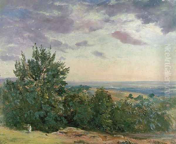 Hampstead Heath, Looking Towards Harrow - view 1