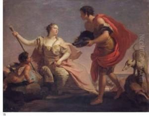 Atalanta E Meleagro by Giovanni Battista Crosato
