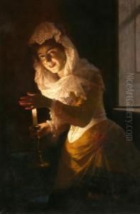 A Lume Di Candela by Luigi Crosio