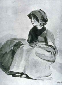 A Suffolk Child by John Constable