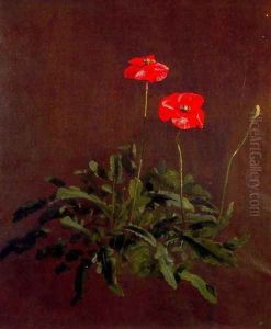 Studies of poppies by John Constable