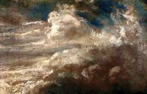 The wave's study by John Constable