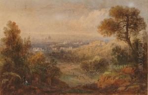 View Over A City; View Over A Lake; Coastal Scene View Over A City; View Over A Lake; Coastal Scene