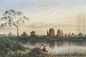 Figures By A Lake; Ruins By A River Figures By A Lake; Ruins By A River