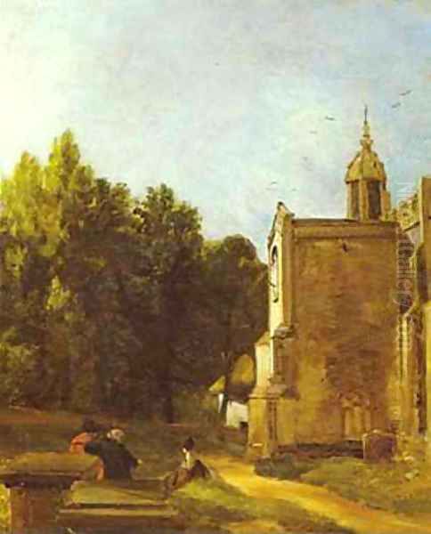 A Church Porch (The Church Porch East Bergholt) 1809 - view 1