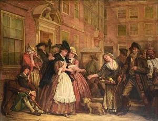 Goldsmith's Mourners by Eyre Crowe