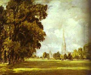 A View Of Salisbury Cathedral 1825 by John Constable