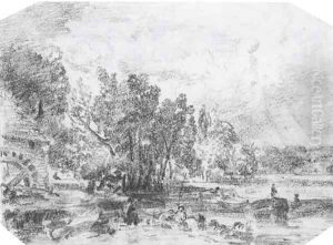 Stratford Mill, Suffolk by John Constable