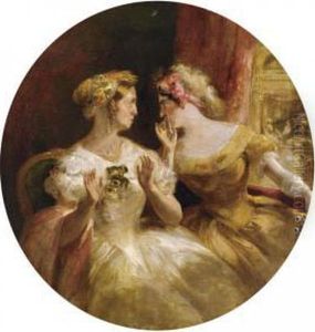 Gossips At The Opera by George Cruickshank