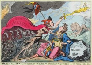 Death Or Liberty! by George Cruickshank