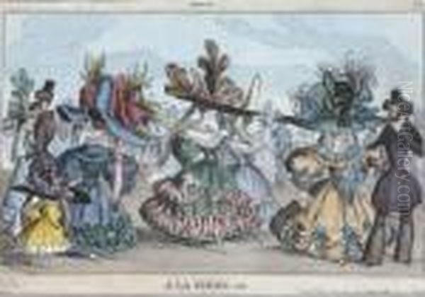 Caricatures Of Aristocratic Life - view 1