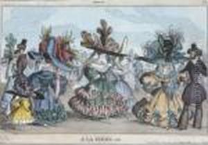 Caricatures Of Aristocratic Life by George Cruickshank