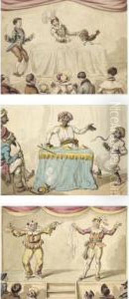 The Magic Trick; The Two Clowns; The Snake Charmer - view 1