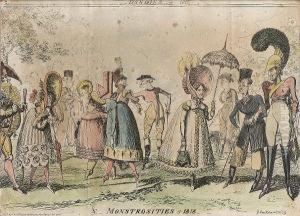 Dandies-of-1817 & Monstrosities Of 1818 by George Cruickshank