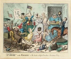 "at Home" In The Nursery, Or The Masters & Misses Two Shoes Christmas Party - "at Home" In The Nursery, Or The Masters & Misses Two Shoes Christmas Party -