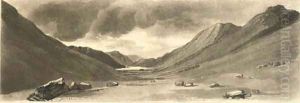Leathes Water (Thirlmere), by Henry Dawe by John Constable