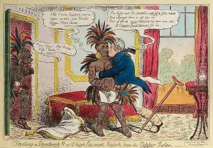 Tasting A Sandwich!!! Or, A High Flavor'd Relish, From The Copper Isles by I. Robert and George Cruikshank