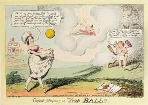 Cupid Playing At Trap Ball!!